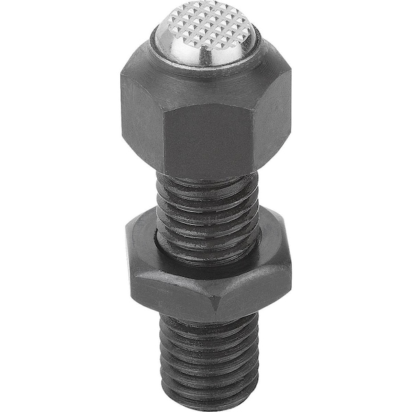 Self-Aligning Pads, Adjustable, L=36, 6, Form:F Serrated, Steel Mang-Phosphated, Comp:Steel